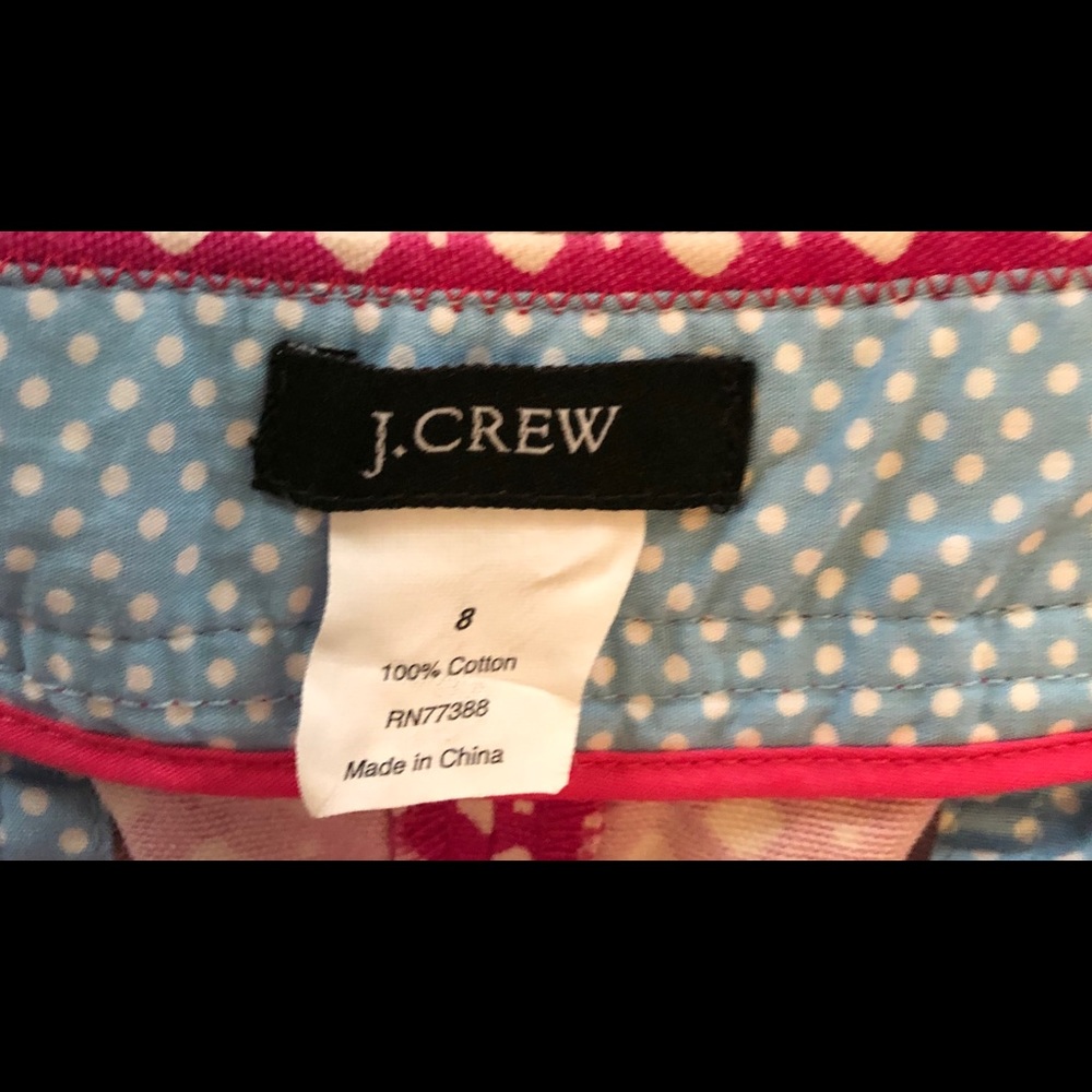 j Crew Pink Polka Dot Mini Skirt - Picture 3 of 3